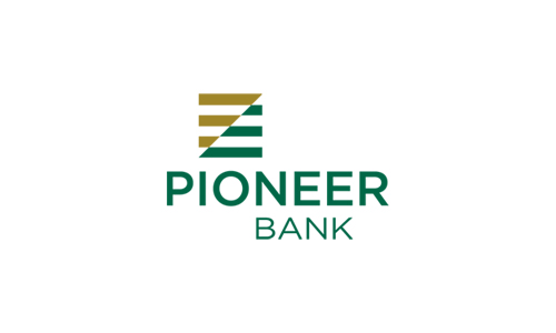 Pioneer Bank Logo Design - PresenceMaker - Mankato, MN